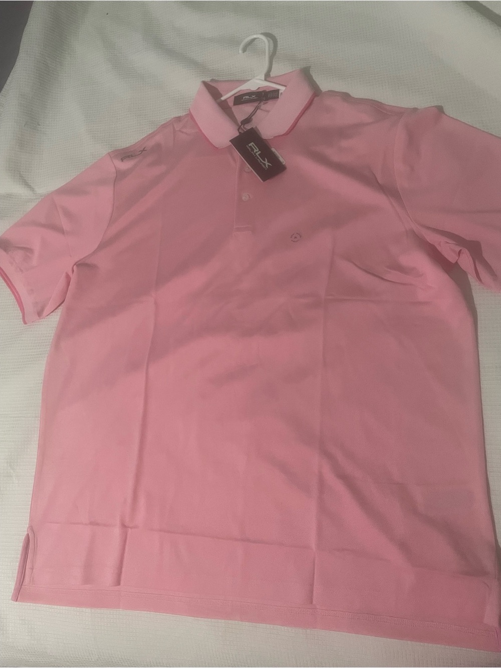 RLX Golf Men’s Pink Polo Shirt